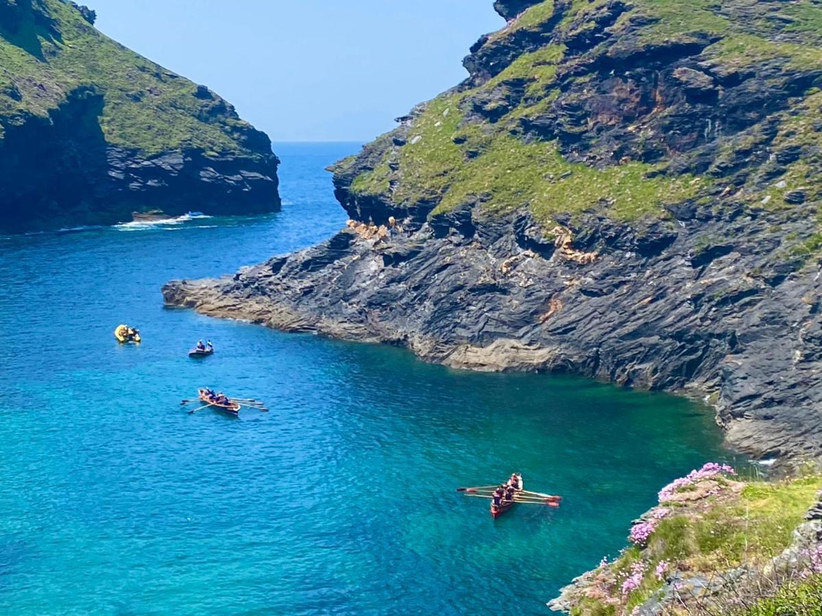 Polrunny Farm Blackberry Cottage - Cornwall Bliss In Sight Of The Sea บอสคาสเซิล ภายนอก รูปภาพ